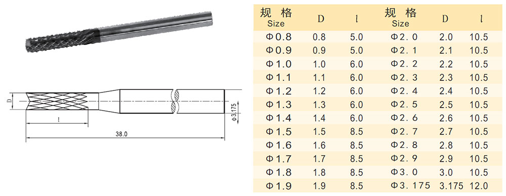 Standard ST series milling cutter